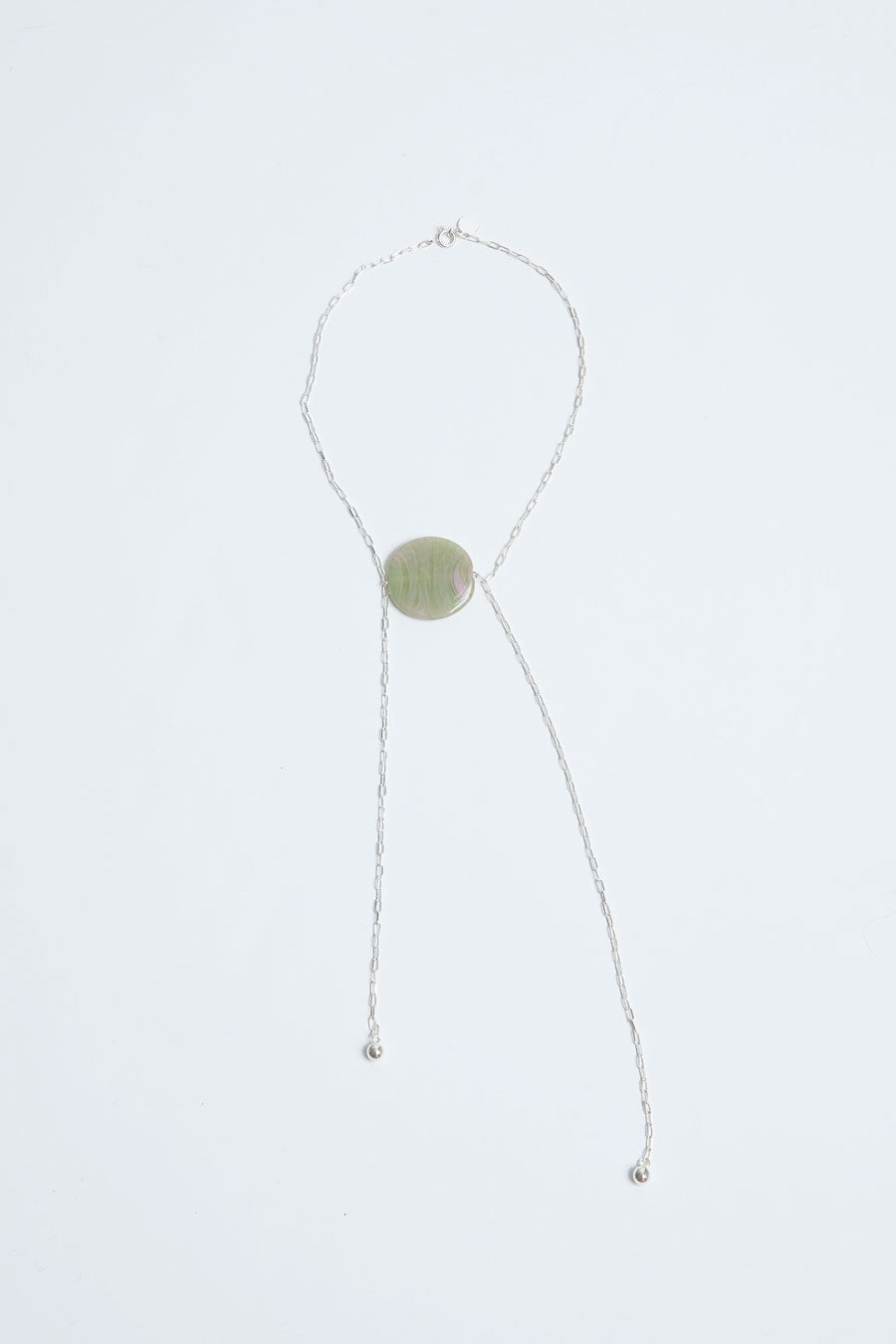 Sisi Joia Pendant Necklace in Marbled Green