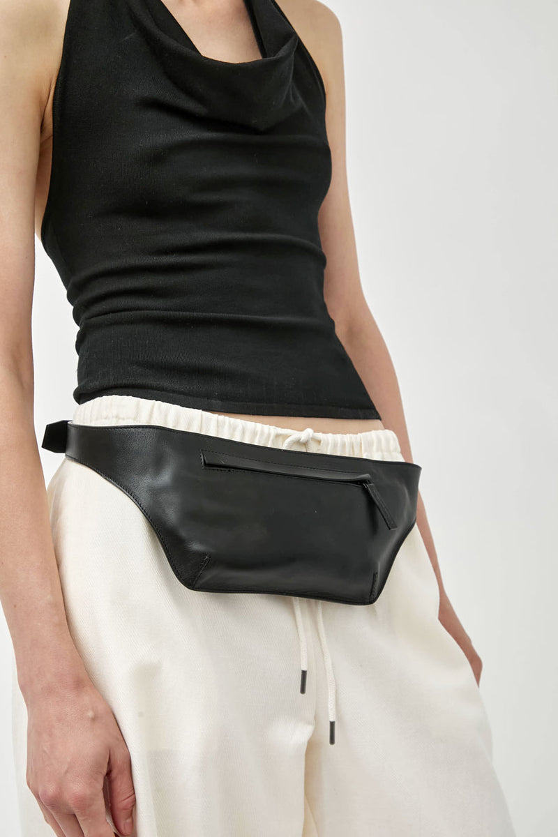 St. Agni Arc Belt Bag in Black