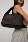 St. Agni Lattice Everyday Satchel in Coffee