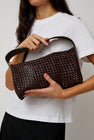 St. Agni Macrame Mesh Bag in Chocolate