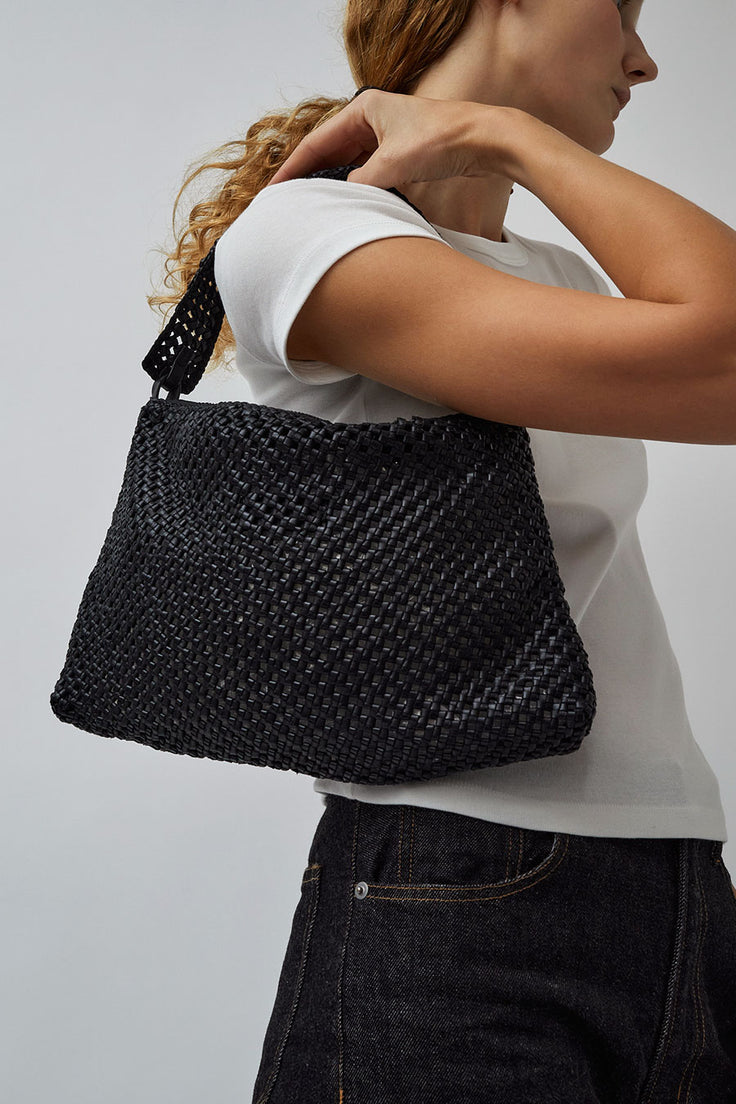 Black Macrame Handbag