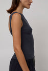 St. Agni Organic Cotton Ballerina Top in Storm