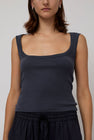 St. Agni Organic Cotton Ballerina Top in Storm