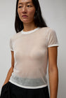 St. Agni Sheer Baby Tee in White