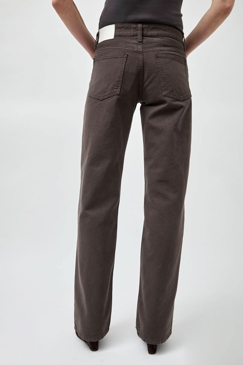 St. Agni Canvas 90s Low Rise Jeans in Ash