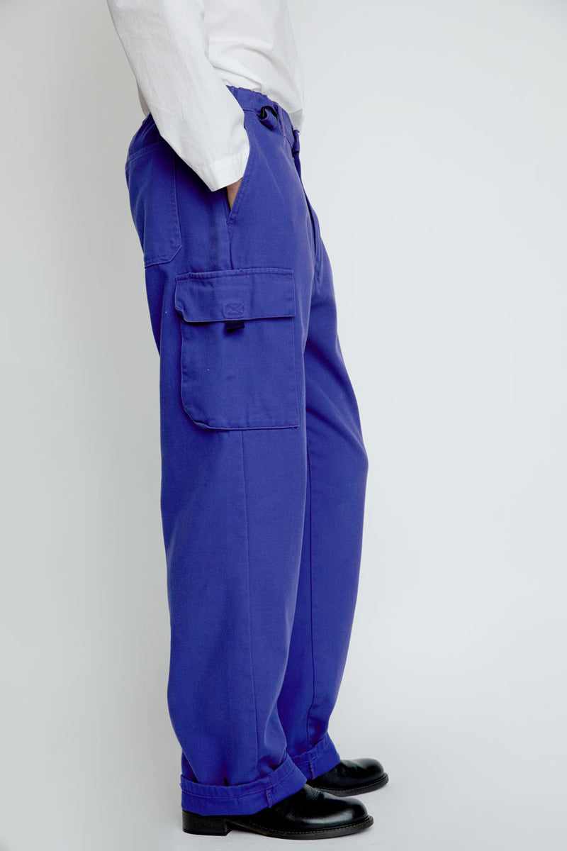 Sultan Wash Cargo Baggy UK Pant in Faded Purple