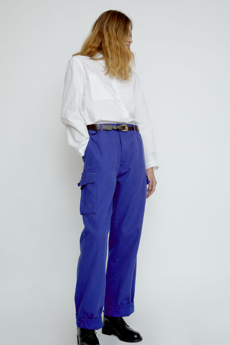Sultan Wash Cargo Baggy UK Pant in Faded Purple