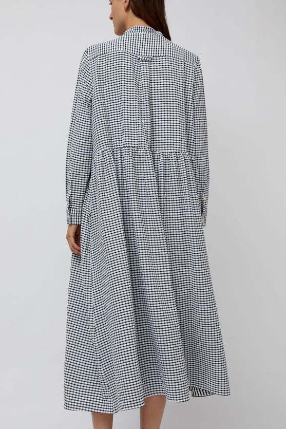 Sultan Wash Dolly Dress Vichy Love in Black and White