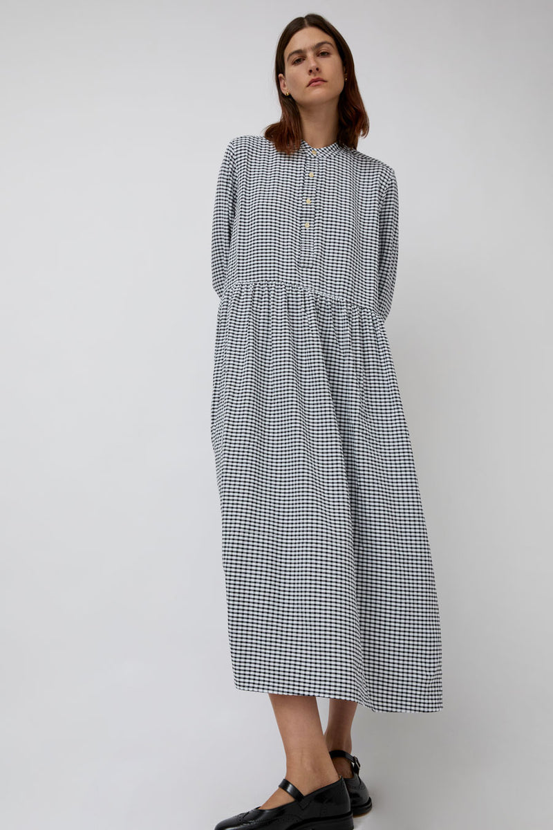 Sultan Wash Dolly Dress Vichy Love in Black and White