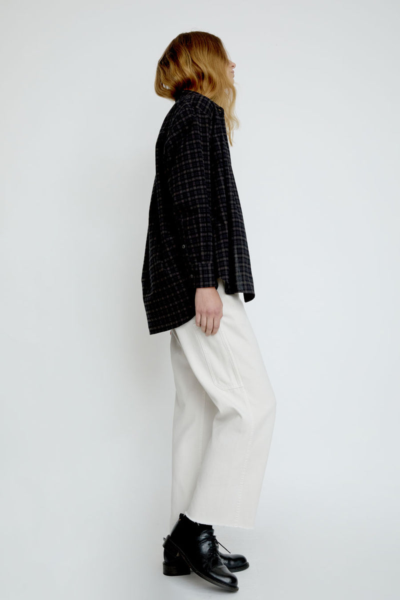 Sultan Wash Petit Baggy UK Pant in Ecru