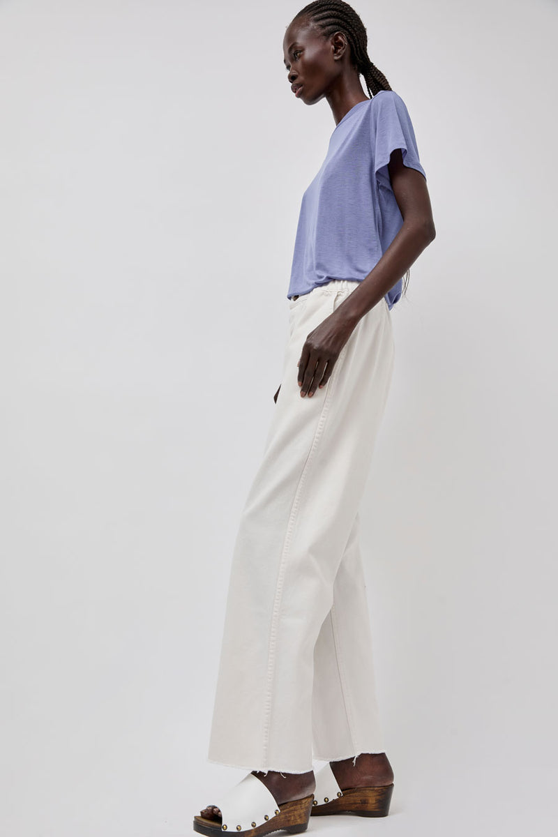 Sultan Wash Petit Baggy UK Pant in Ecru