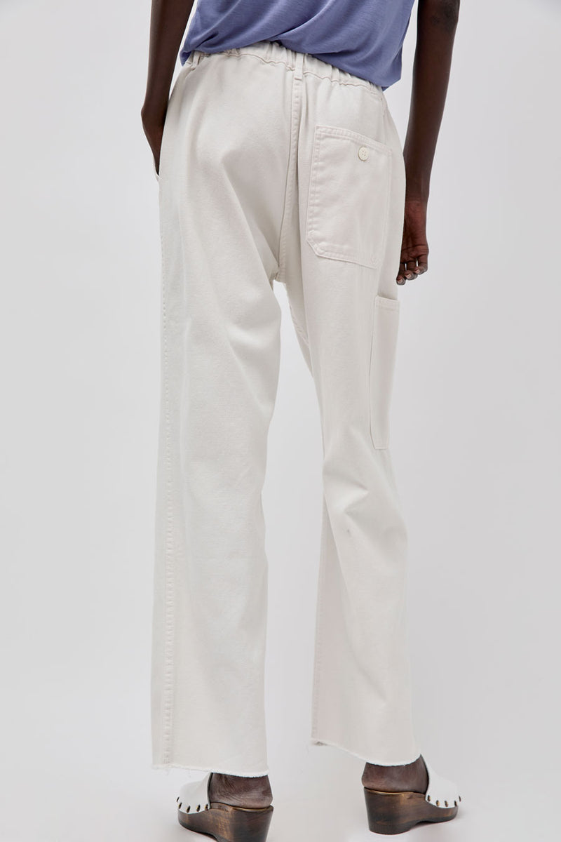 Sultan Wash Petit Baggy UK Pant in Ecru