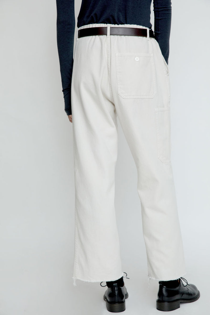 Sultan Wash Petit Baggy UK Pant in Ecru