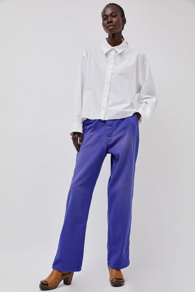 Sultan Wash Petit Baggy UK Pant in French Blue Rose