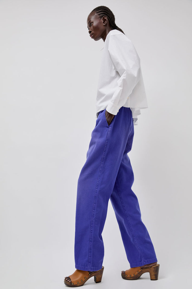 Sultan Wash Petit Baggy UK Pant in French Blue Rose