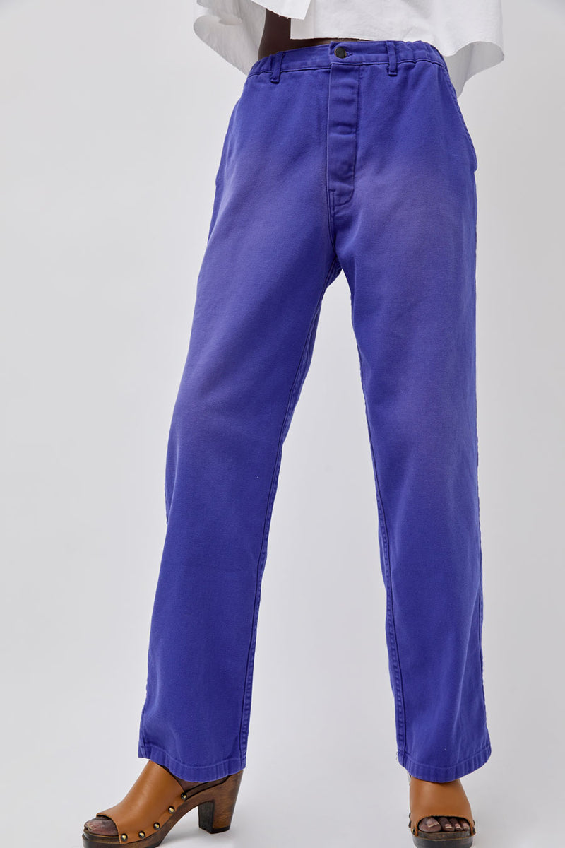Sultan Wash Petit Baggy UK Pant in French Blue Rose