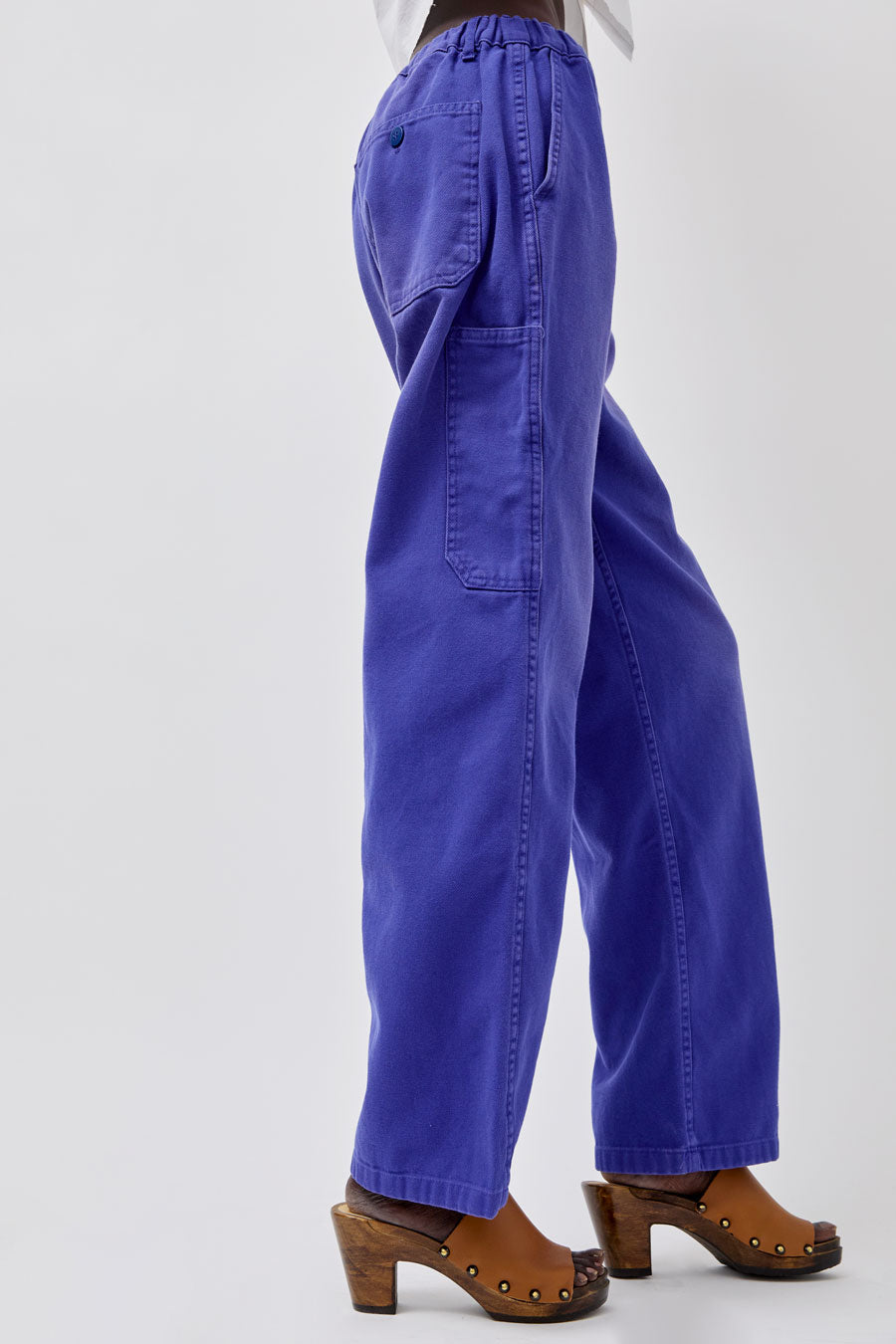 Sultan Wash Petit Baggy UK Pant in French Blue Rose