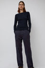 Sultan Wash Petit Baggy UK in Navy Black