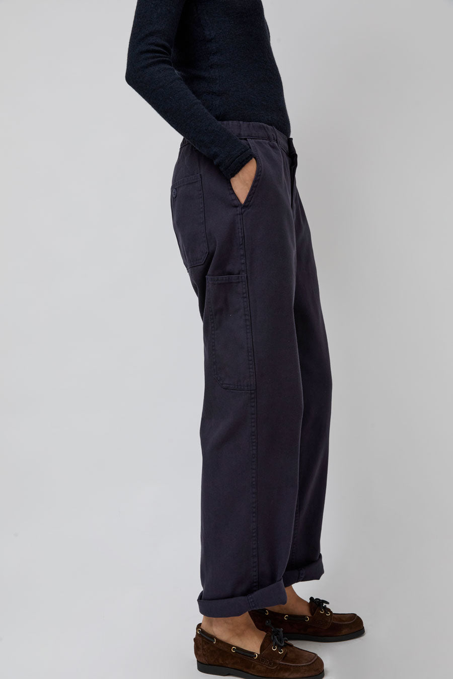 Sultan Wash Petit Baggy UK in Navy Black