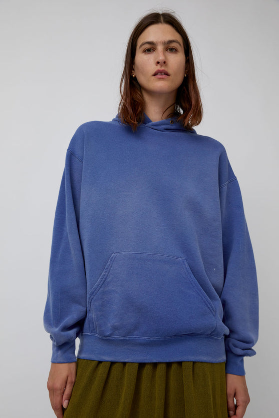 Sultan Wash Sunfade Hoodie in French Blue