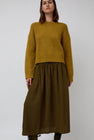 Sultan Wash Suzanne Skirt Vichy Star in Green Yellow