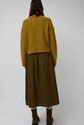 Sultan Wash Suzanne Skirt Vichy Star in Green Yellow
