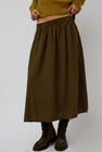 Sultan Wash Suzanne Skirt Vichy Star in Green Yellow