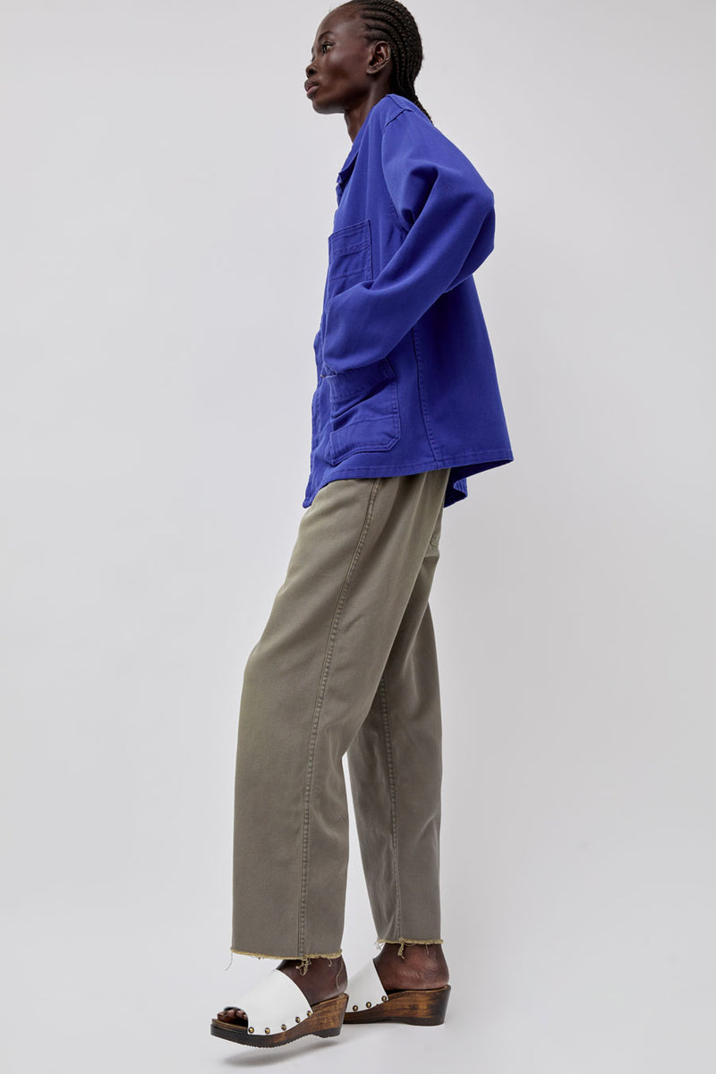 Sultan Wash Work Jacket UK in French Blue Rose