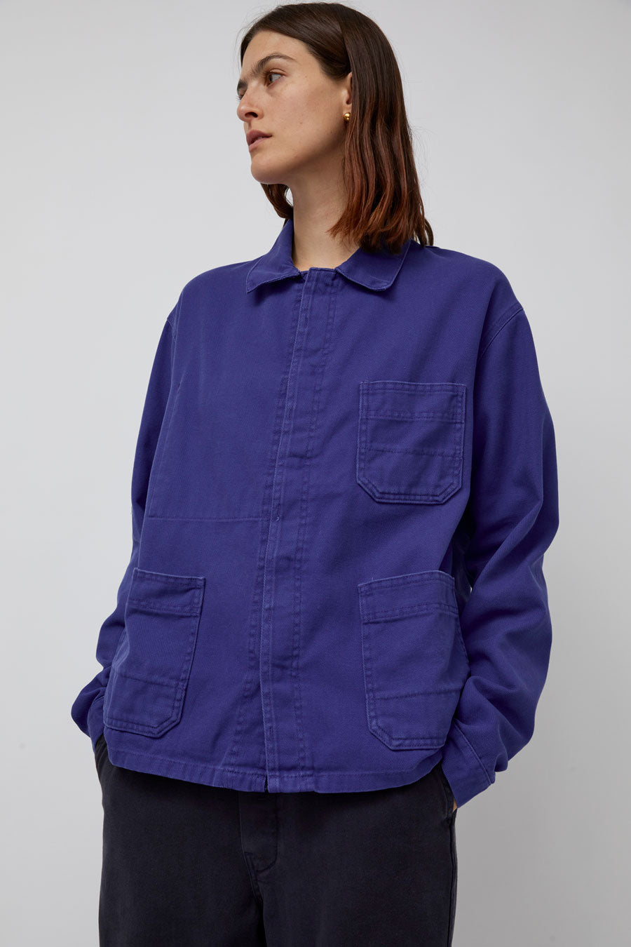 Sultan Wash Work Jacket UK in French Blue