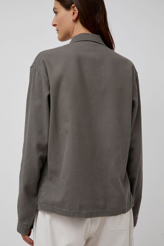 Sultan Wash Work Jacket UK in Gris Yellow