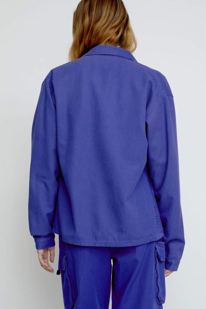 Sultan Wash Work Jacket UK in Ultra Bleach Bugatti