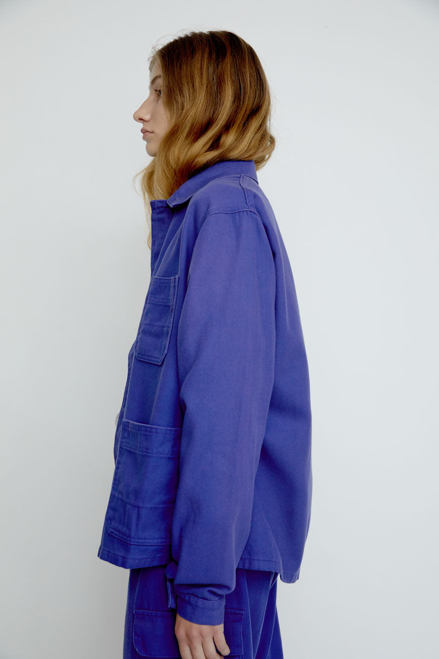 Sultan Wash Work Jacket UK in Ultra Bleach Bugatti