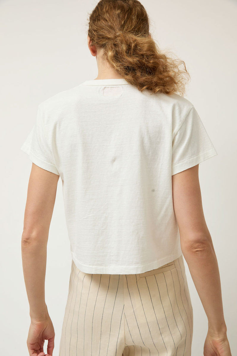 Sunray Hi'aka Short Sleeve T Shirt in Off White