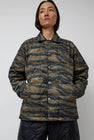 TAION Down Coach Jacket in Tiger Stripe