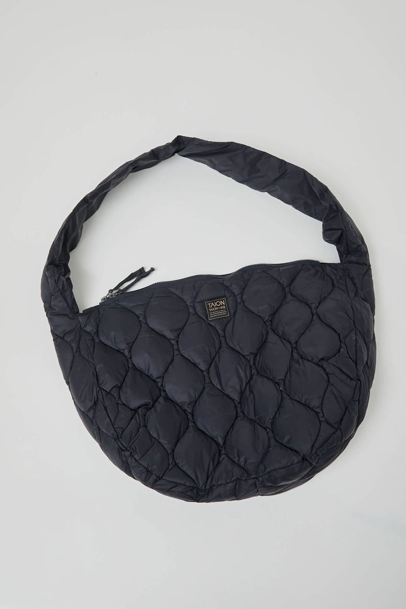 TAION Military Banana Shoulder Down Bag in Dark Navy