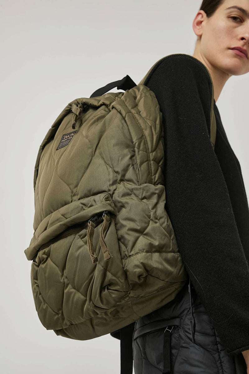 TAION Military Down Backpack in Dark Olive