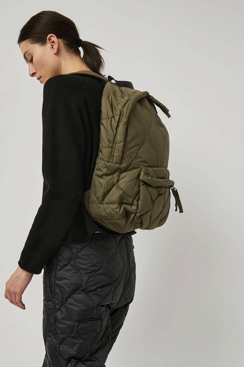 TAION Military Down Backpack in Dark Olive