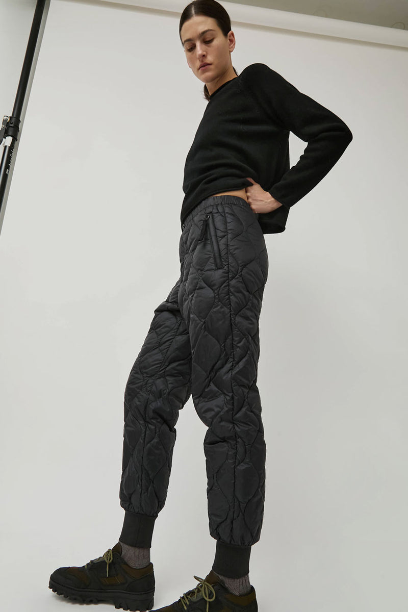 TAION Military Down Pants in Black