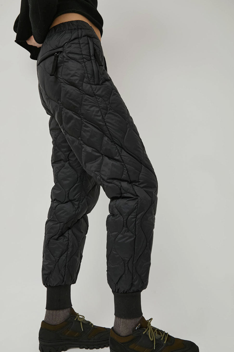 TAION Military Down Pants in Black