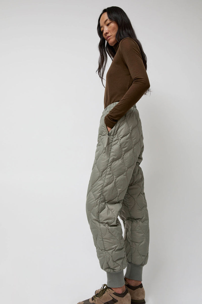 TAION Military Down Pants in Dark Sage