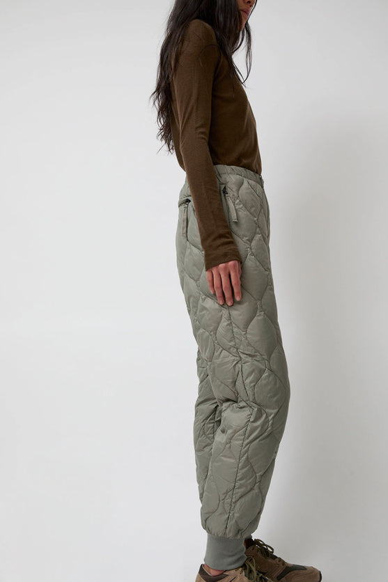 TAION Military Down Pants in Dark Sage