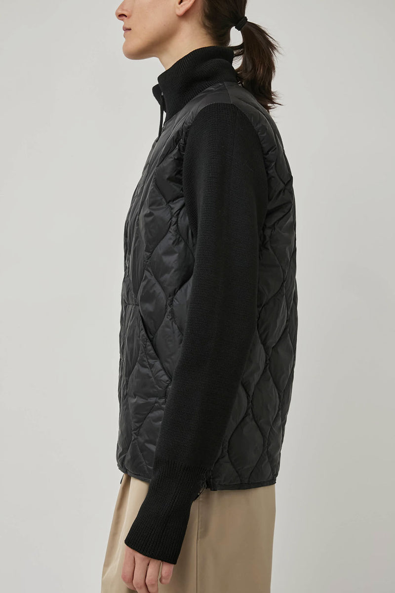 TAION Military Hi-Neck Knit in Black