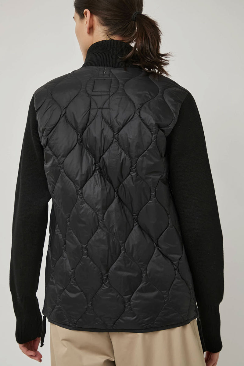 TAION Military Hi-Neck Knit in Black