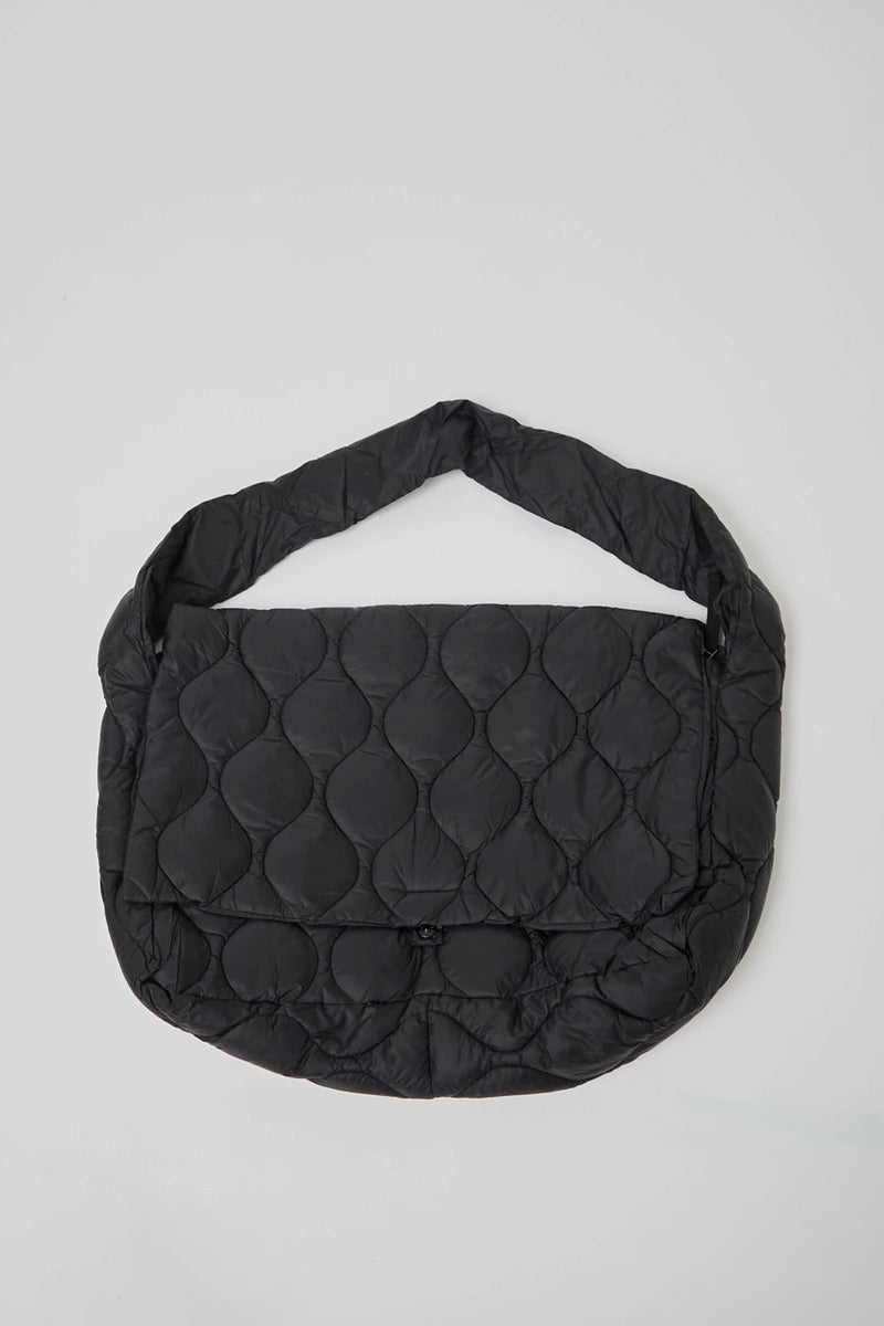 TAION Military Messenger Down Bag in Black