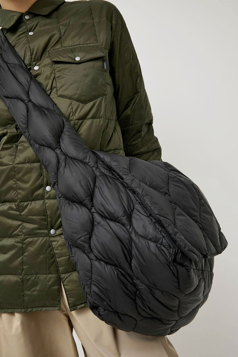 TAION Military Messenger Down Bag in Black