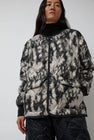 TAION Military Over Size Crew Neck Jacket in Winter Camo