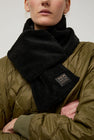 TAION Military Reversible Down Scarf in Charcoal and Black