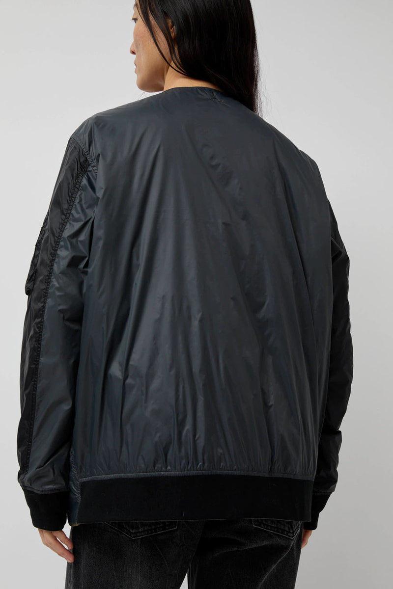 TAION Reversible MA-1 Type Inner Down Jacket in CRZY and Black – No.6 Store