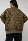 TAION Reversible MA-1 Type Inner Down Jacket in CRZY and Black