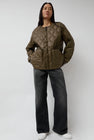 TAION Reversible MA-1 Type Inner Down Jacket in CRZY and Black